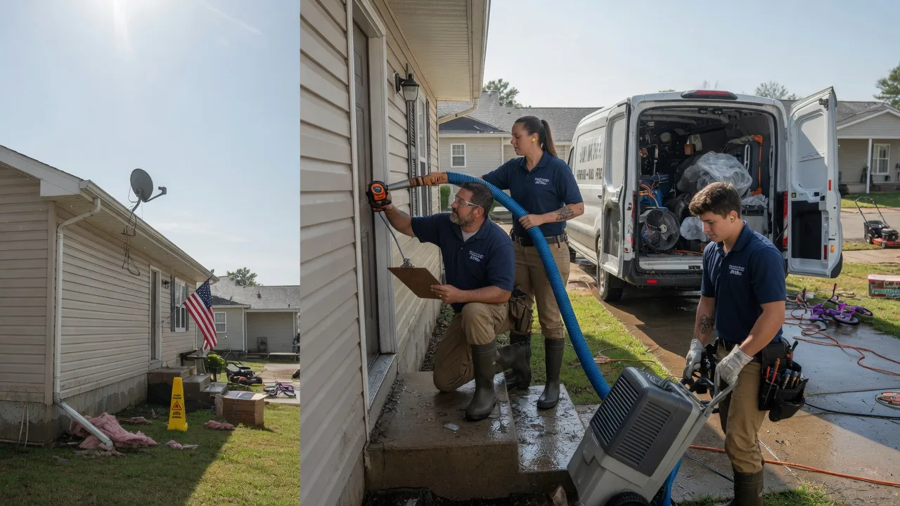 Ceiling Water Damage Restoration in Trilla, IL near me